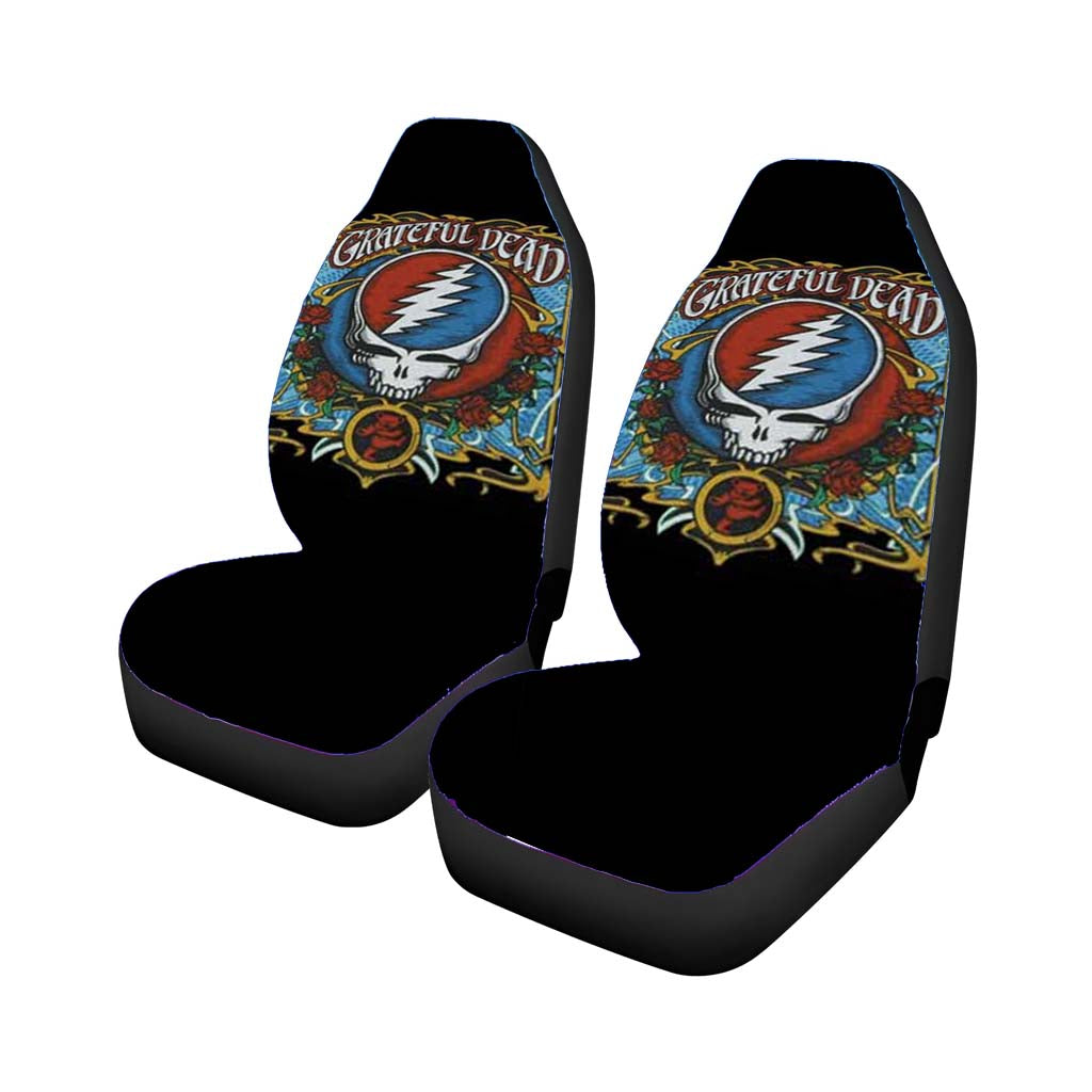 Grateful Dead Black Roses car Seat Covers