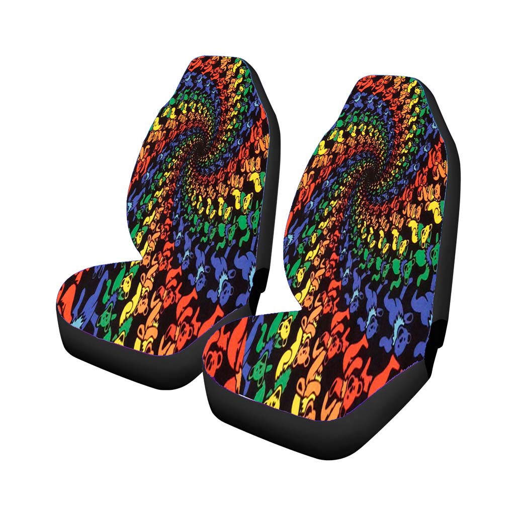 Grateful Dead Dancing Bears car Seat Covers