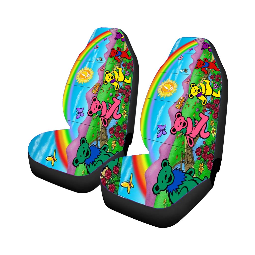 Grateful Dead Rainbow Wallpapers car Seat Covers