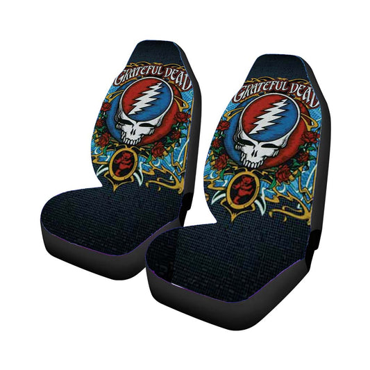 Grateful Dead Shirt Design Universal Fit Car Seat Covers
