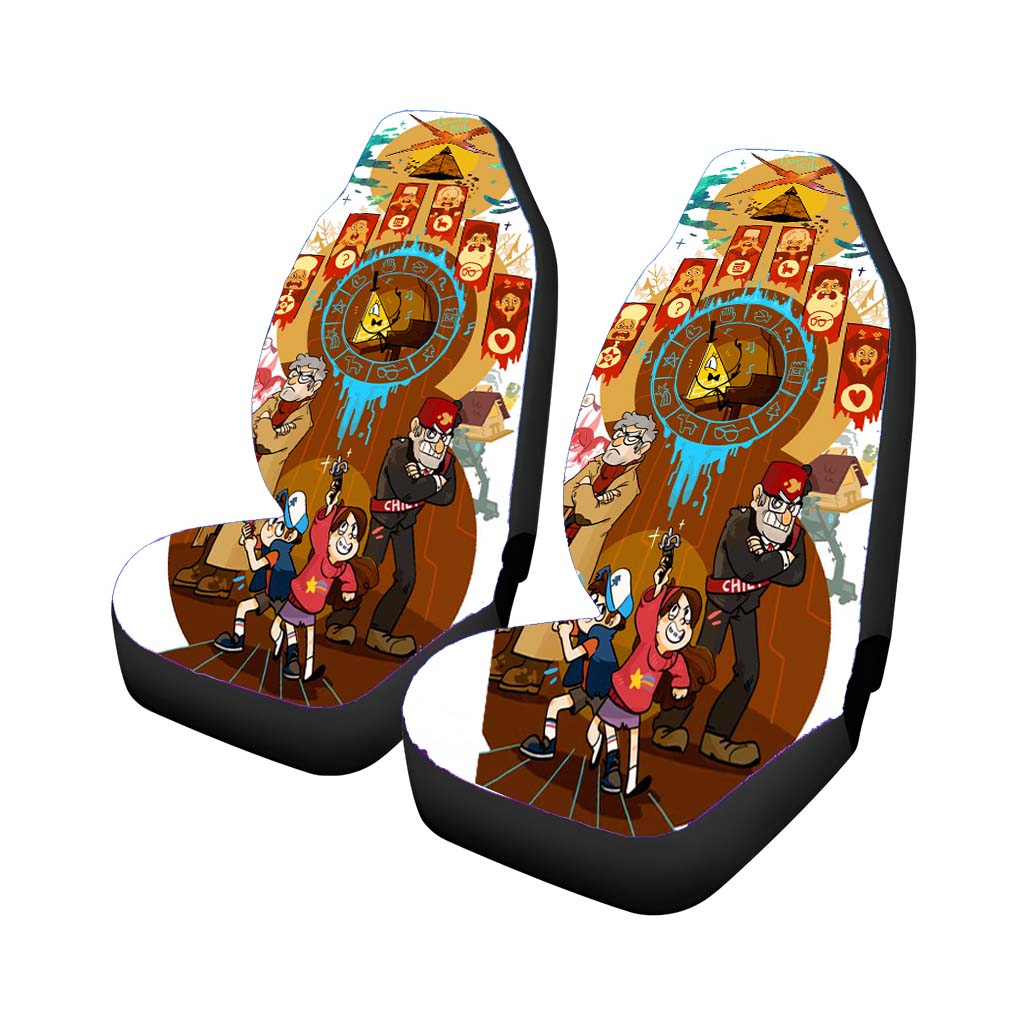 Gravity Falls Hot Belgian Waffles car Seat Covers