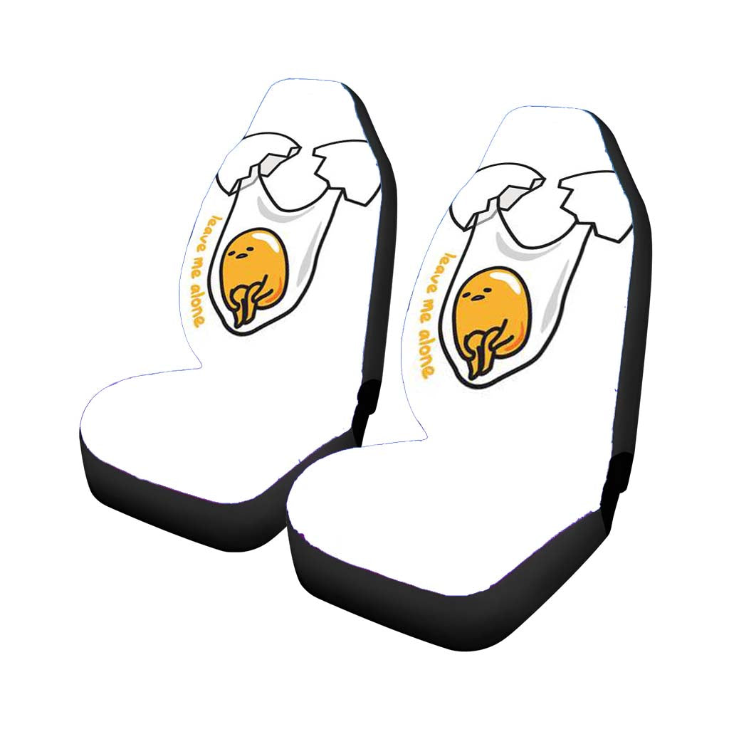Gudetama Leave Me Alone car Seat Covers