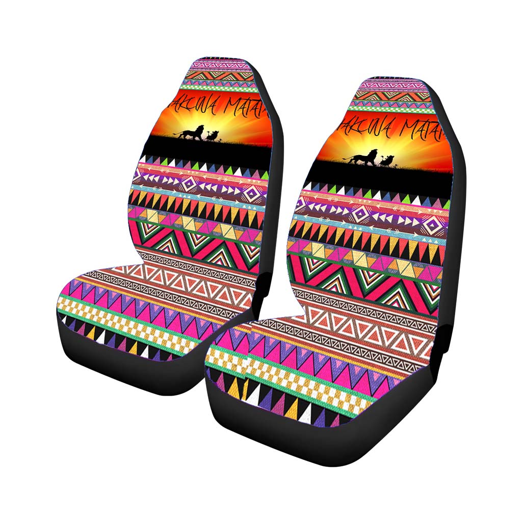Hakuna Matata Aztec Pattern car Seat Covers