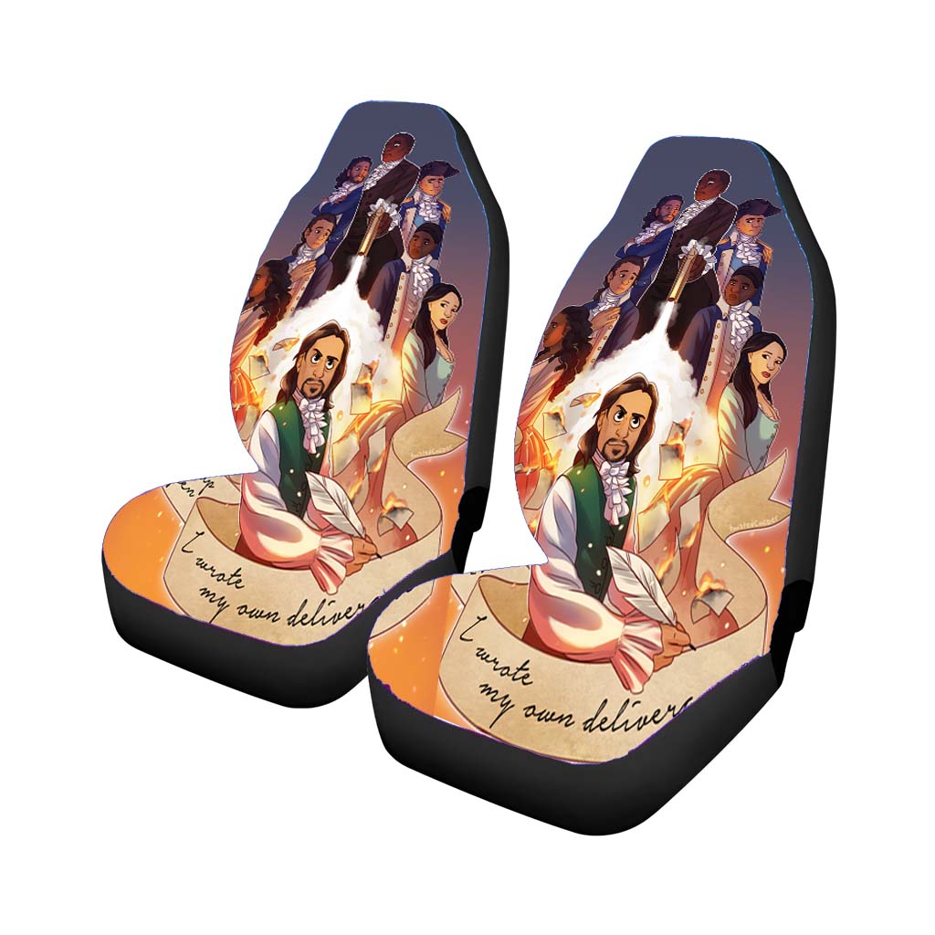 Hamilton And The Hubris Box Classic Musical car Seat Covers