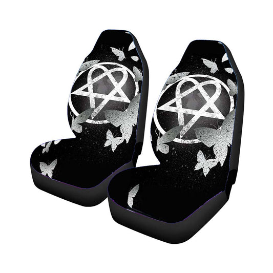 Him Band Heartagram Icon Universal Fit Car Seat Covers