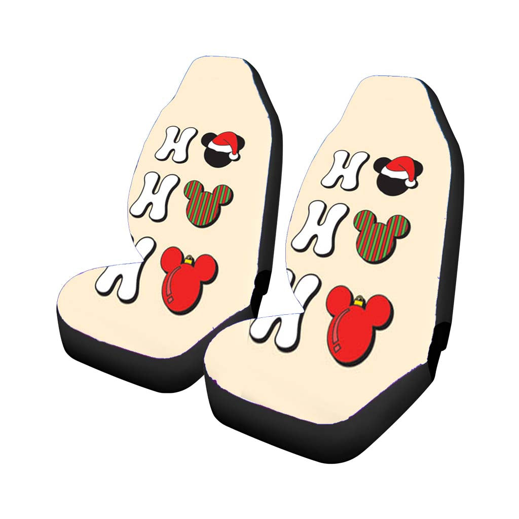 Ho Ho Ho Mickey car Seat Covers