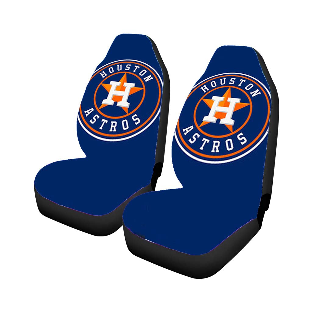 Houston Astros Logo Blue car Seat Covers