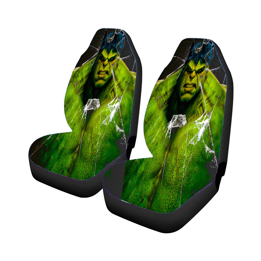 Hulk Broken Glass car Seat Covers