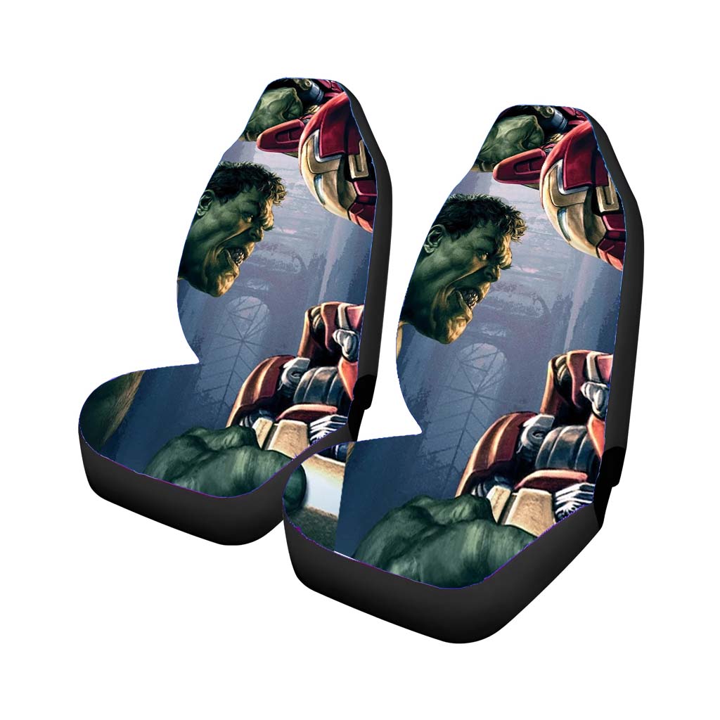 Hulk Vs Hulk Buster Iron Man car Seat Covers