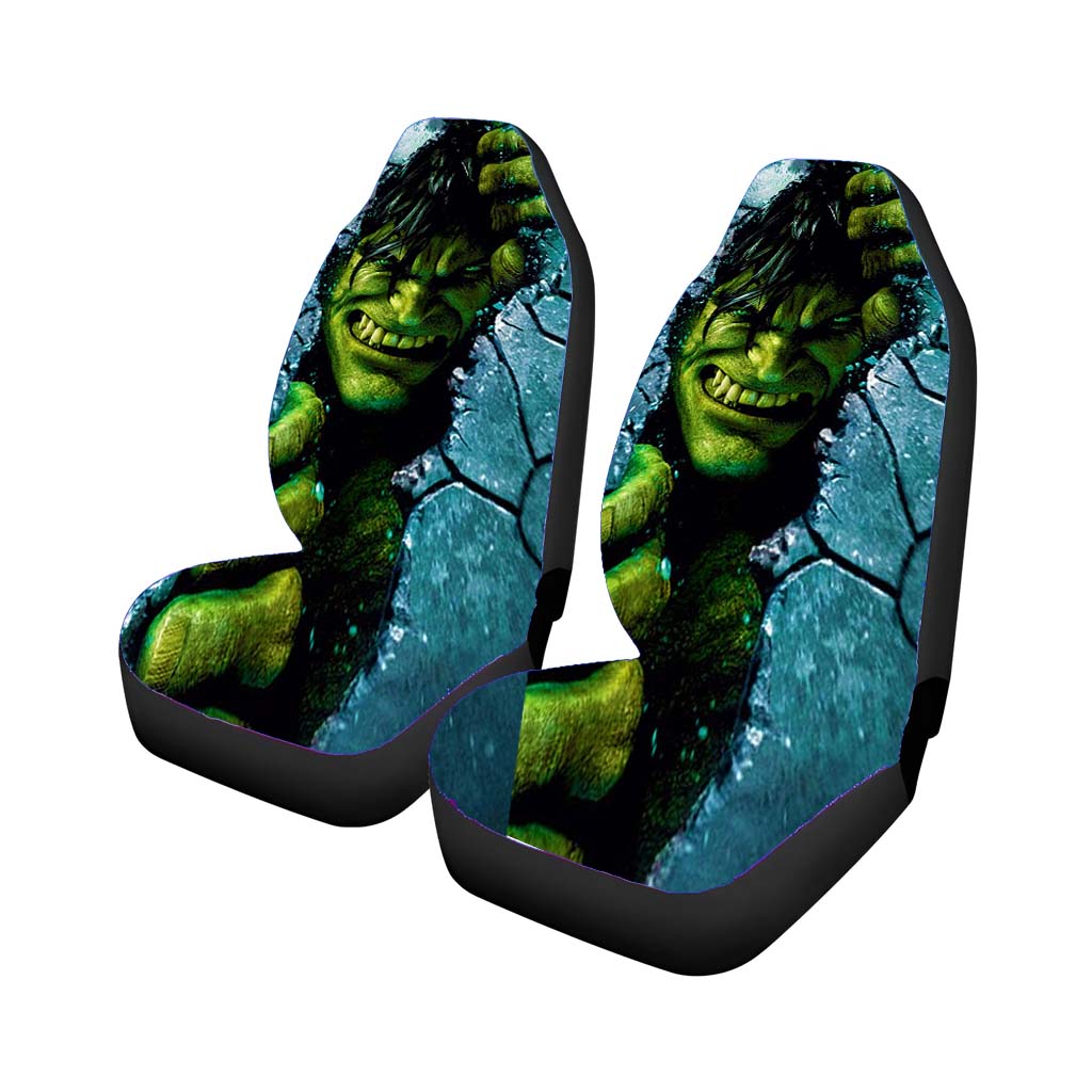 Hulk Wall Breaker car Seat Covers