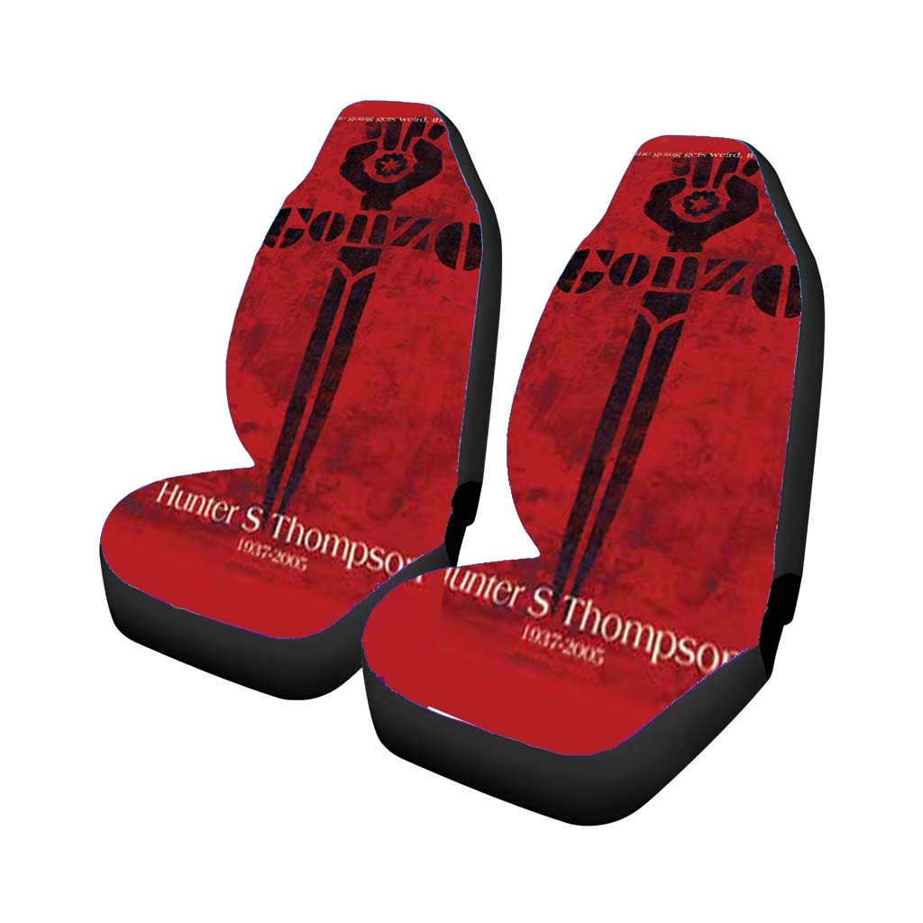 Hunter S Thompson Gonzo Red car Seat Covers