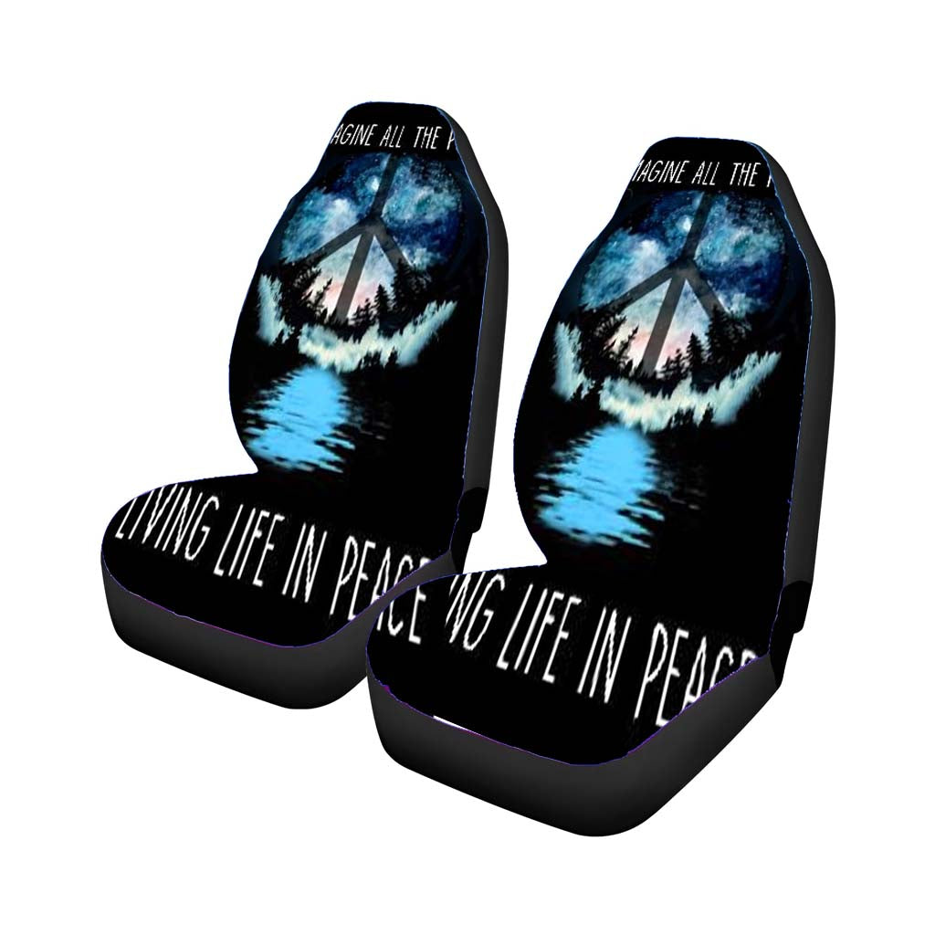 Imagine All The People car Seat Covers