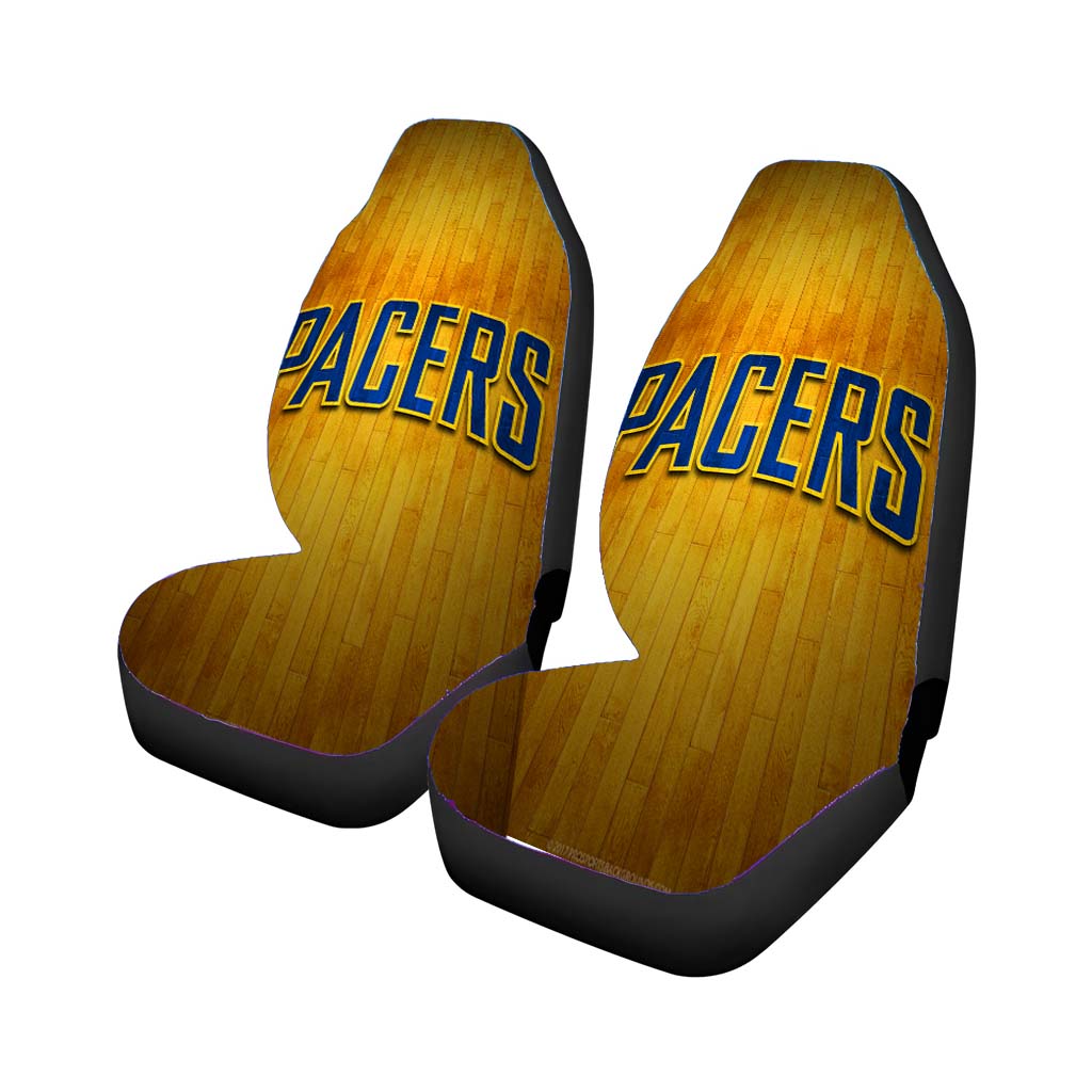 Indiana Pacers Hardwood 2 car Seat Covers