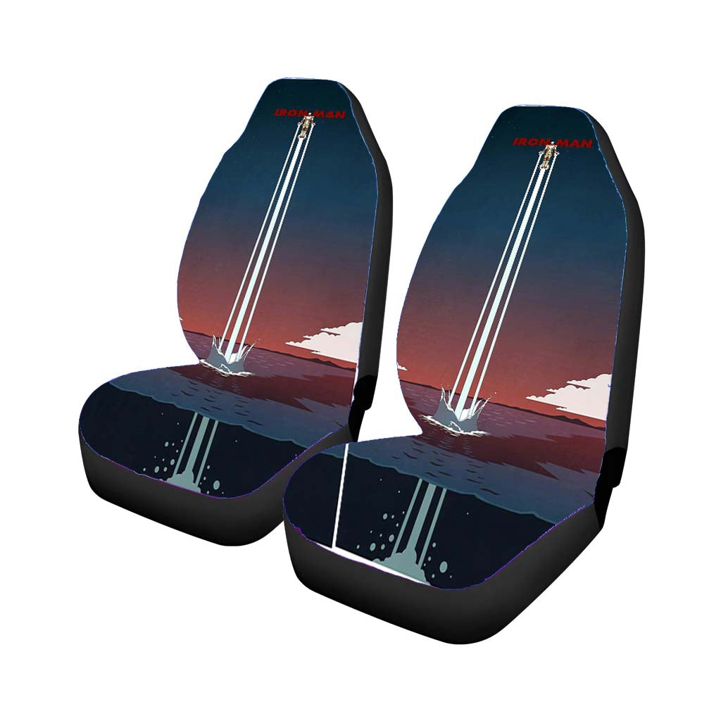 Iron Man Cartoon car Seat Covers