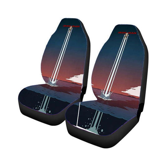 Iron Man Cartoon Car Seat Covers Universal Fit