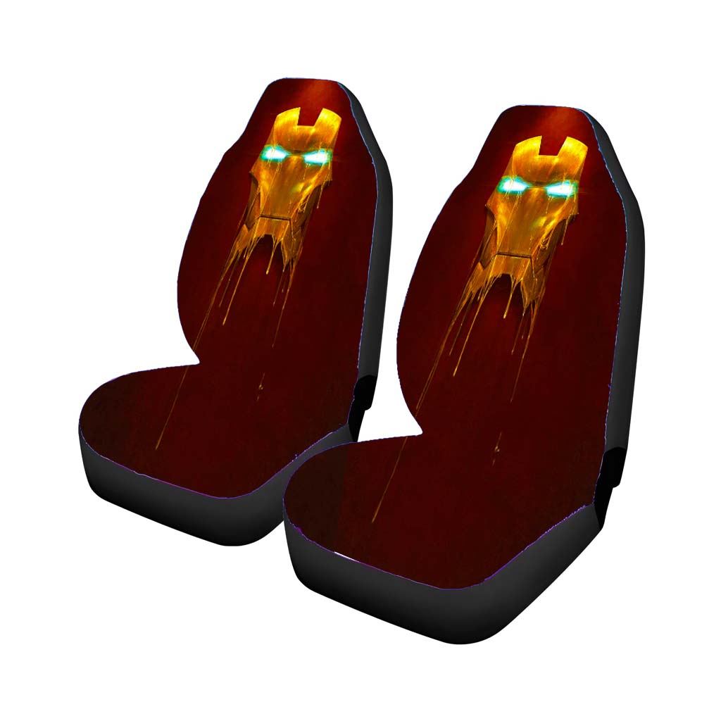 Iron Man Mask Melt car Seat Covers
