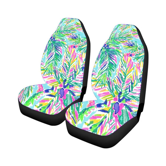 Island Time Palm Lilly Pulitzer Car Seat Covers