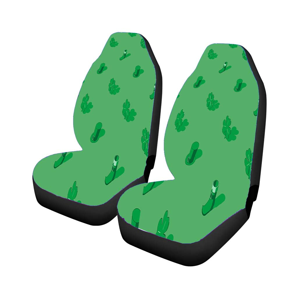 Isometric St Patricks Day Pattern 01 car Seat Covers