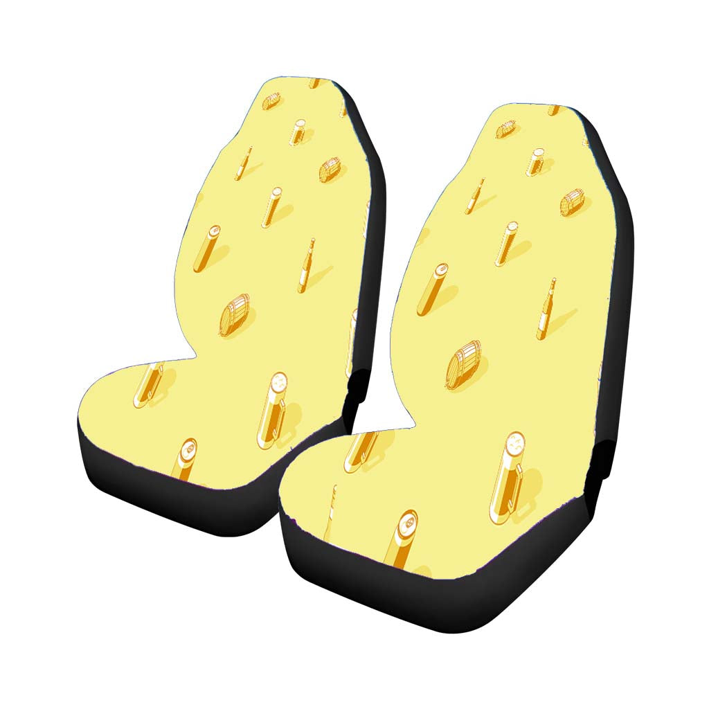 Isometric St Patricks Day Pattern 02 car Seat Covers
