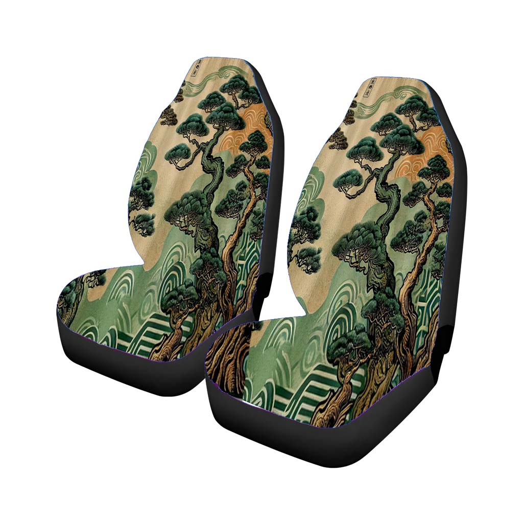 Japanese Pine Tree car Seat Covers