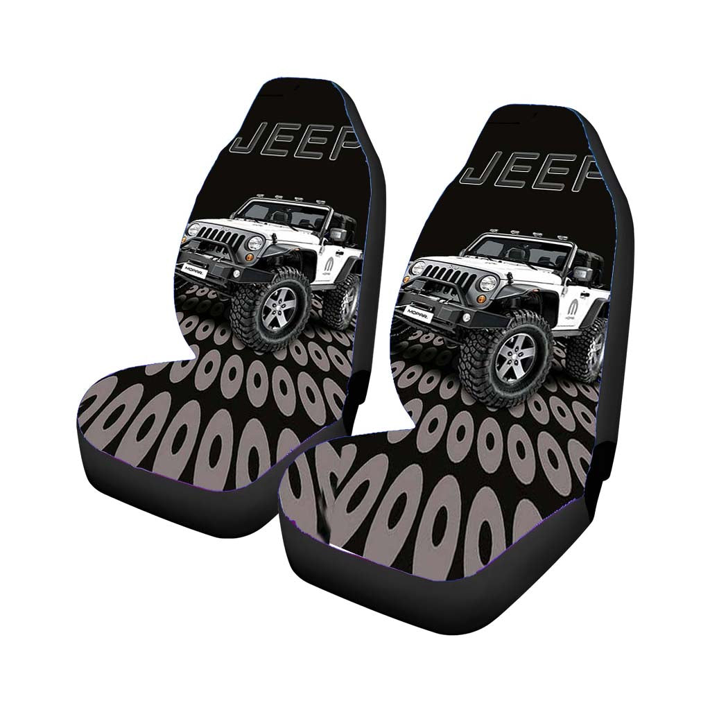 Jeep White Car car Seat Covers