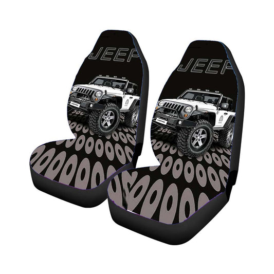 Jeep White Car Universal Fit Car Seat Covers