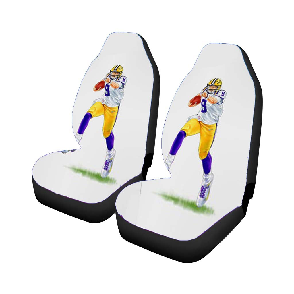 Joe Burrow Lsu Tigers car Seat Covers