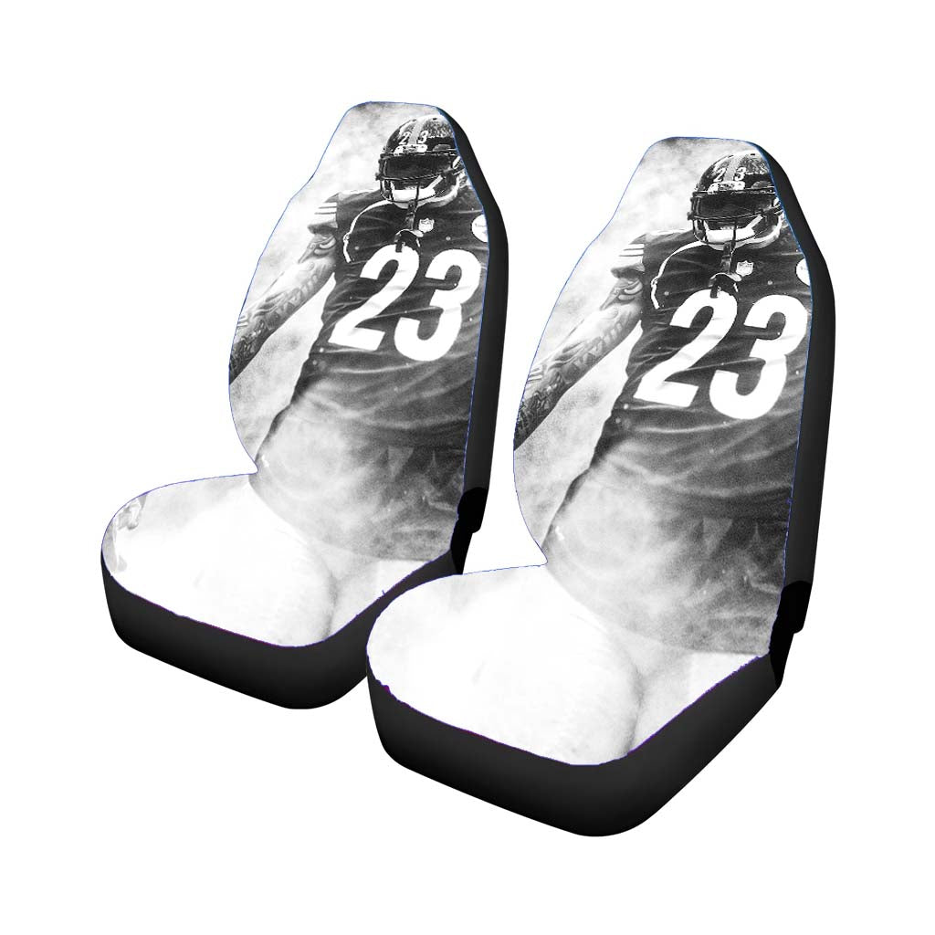 Joe Haden Pittsburgh Steelers Smoke Wallpaper car Seat Covers