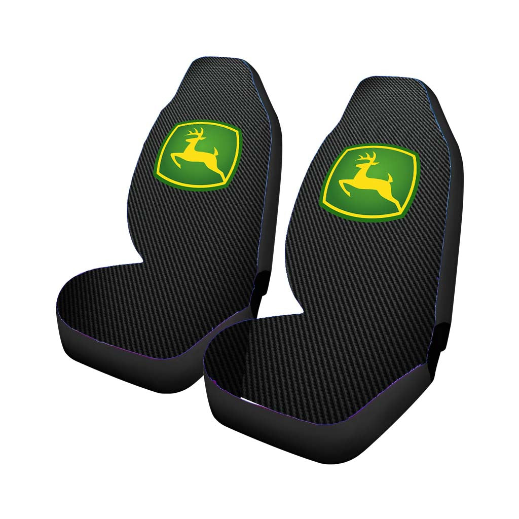 John Deere Logo Carbon Fiber car Seat Covers