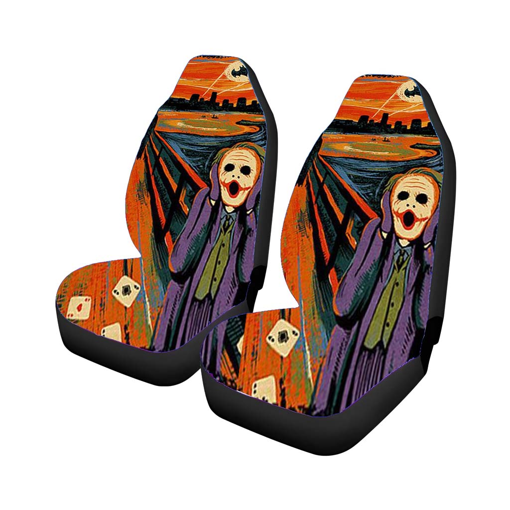 Joker And Batman Vangogh Style car Seat Covers