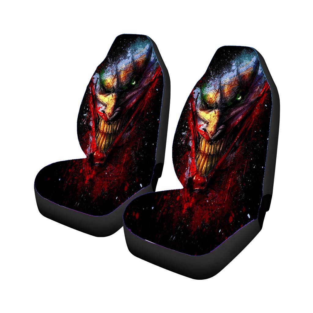 Joker Face Batman Villain Art car Seat Covers