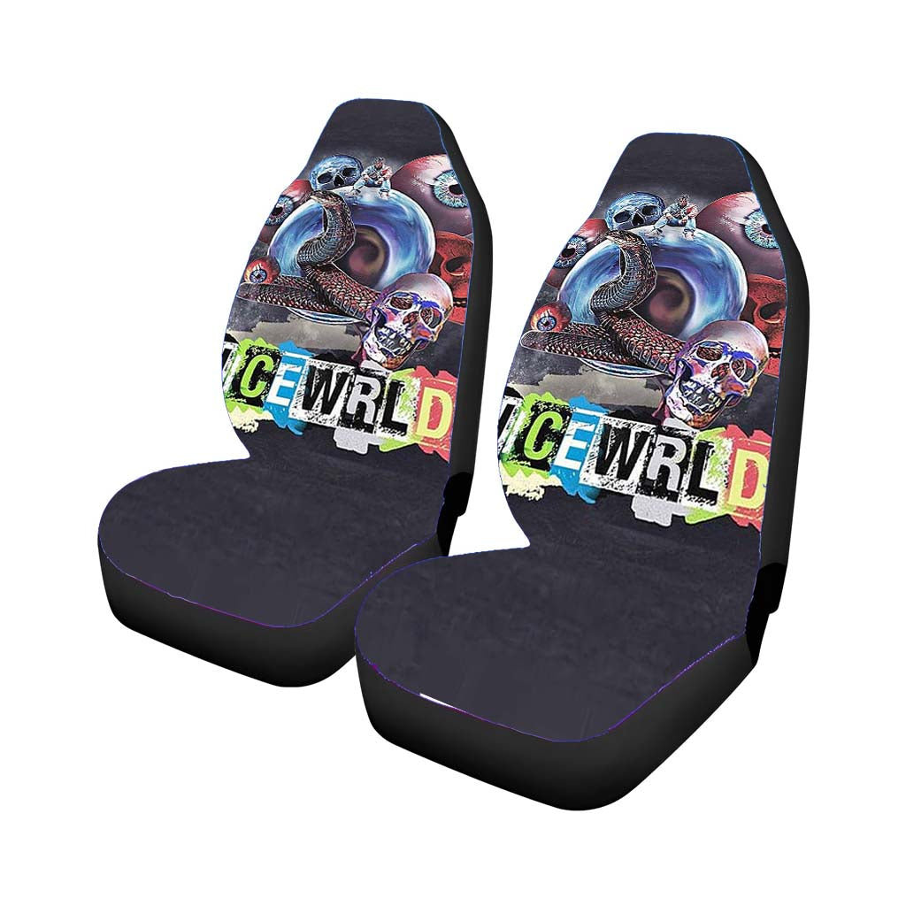 Juice Wrld 999 Skull Eyes car Seat Covers