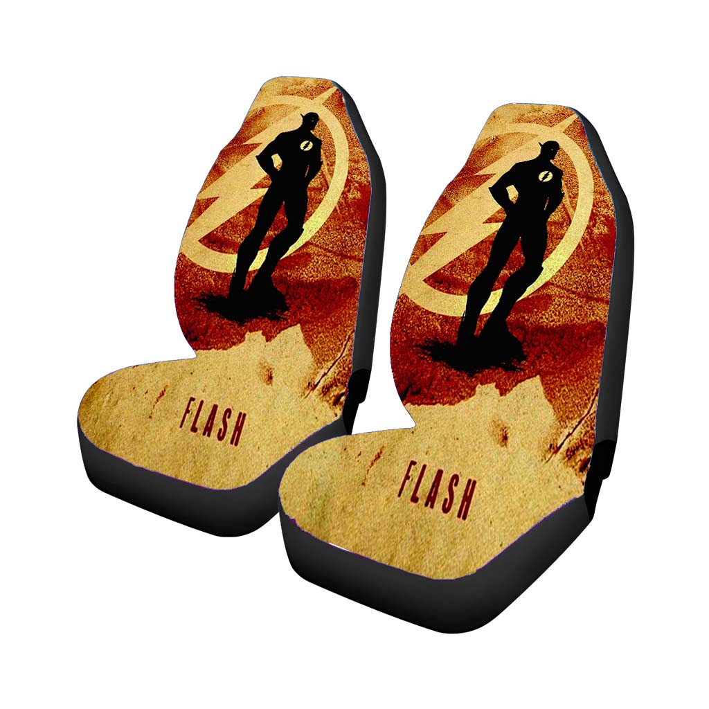 Justice League Silhouette Posters Flash car Seat Covers