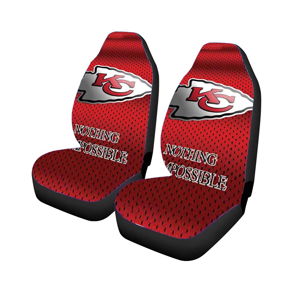 Kansas City Chiefs Nothing Is Impossible car Seat Covers