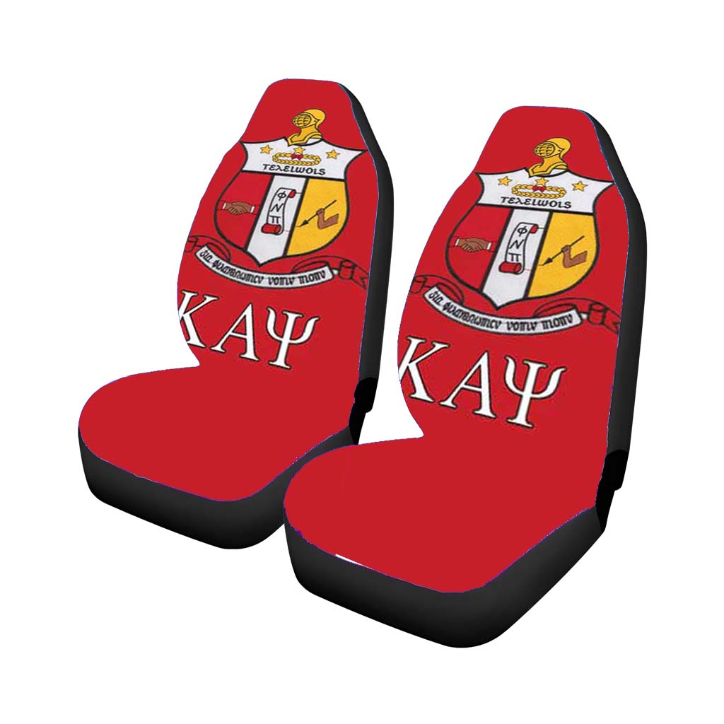Kappa Alpha Psi Red Crest car Seat Covers