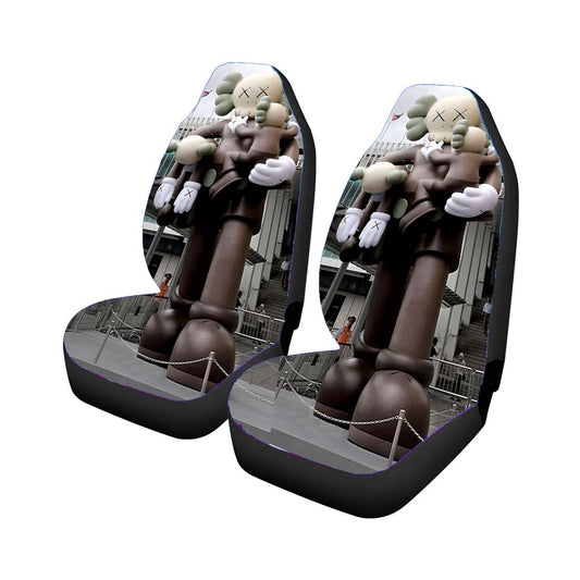 Kaws Clean Slate Harbour City Miniatur Car Seat Covers Universal Fit