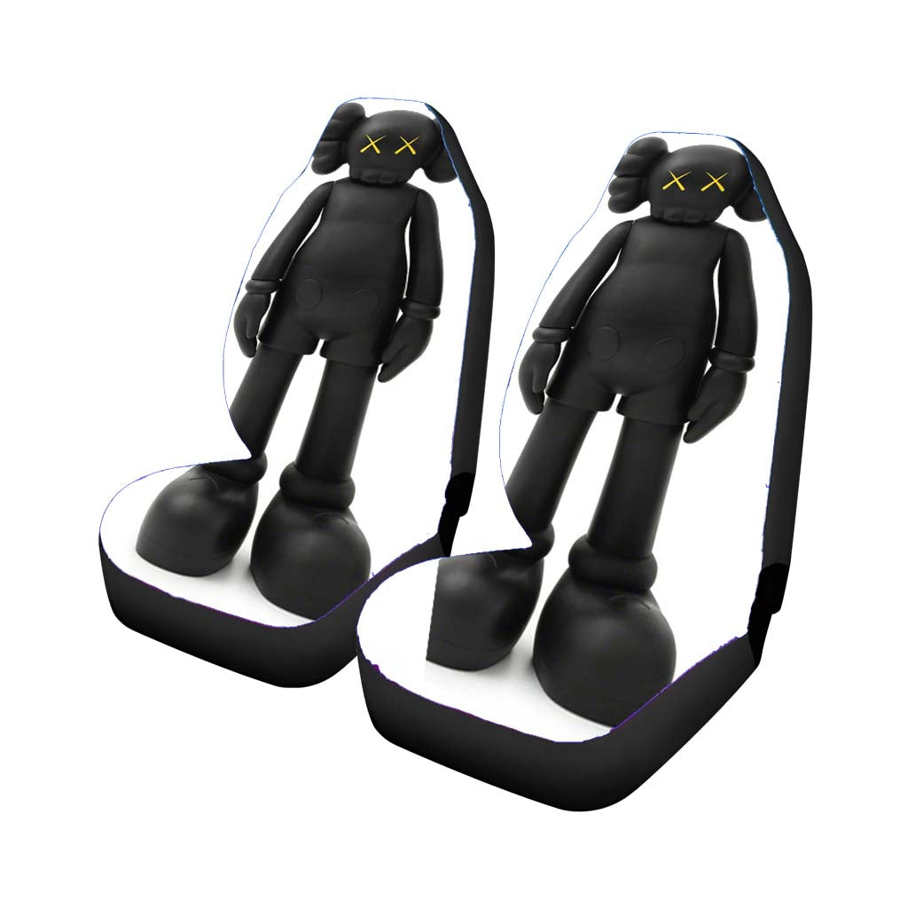 Kaws Companion Open Edition Vinyl Black car Seat Covers