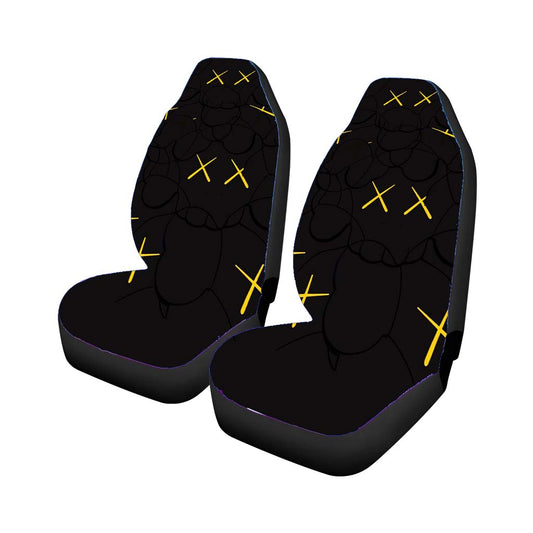 Kaws In Black Car Seat Covers Universal Fit