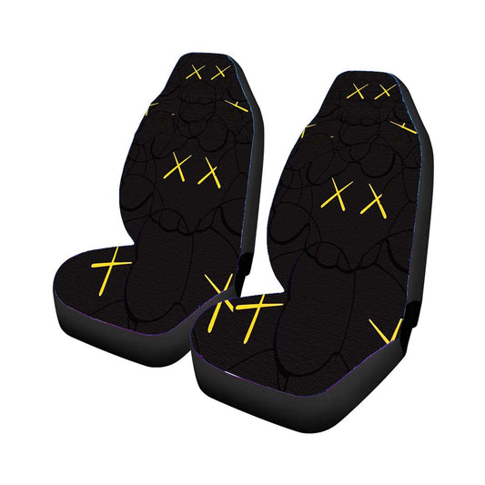 Kaws Pop X Marshmello Pattern Universal Fit Car Seat Covers