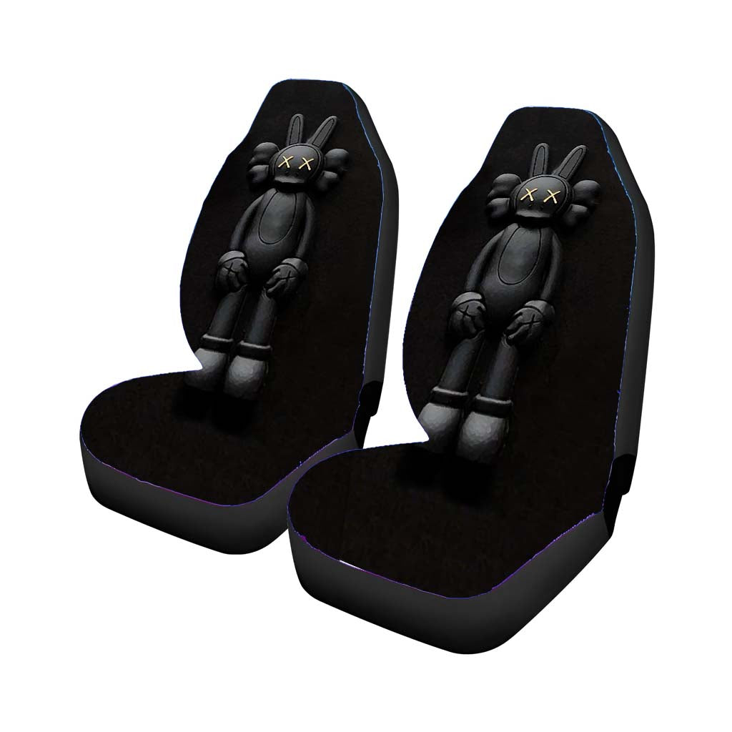 Kaws X Black Rabbit car Seat Covers