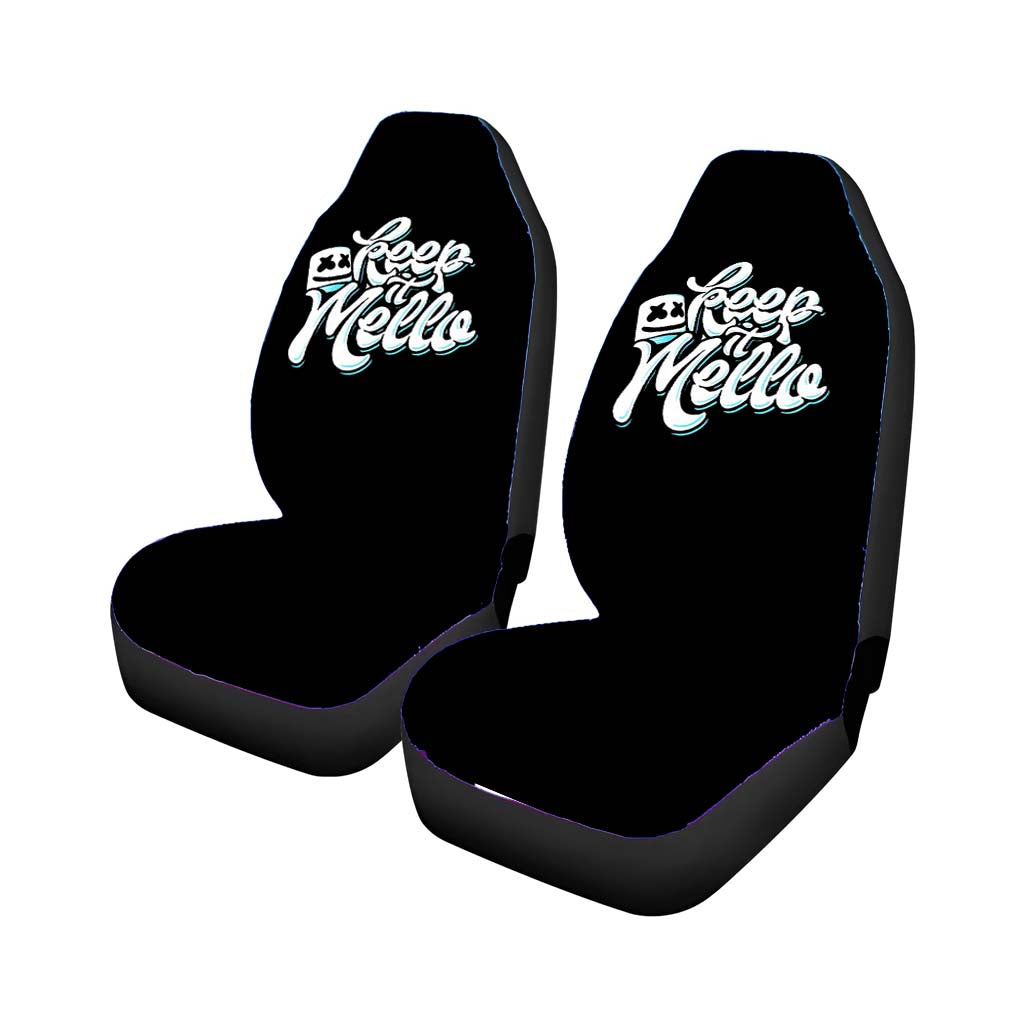 Keep It Mello Marshmello Graphic Festival Music Ibiza Man car Seat Covers