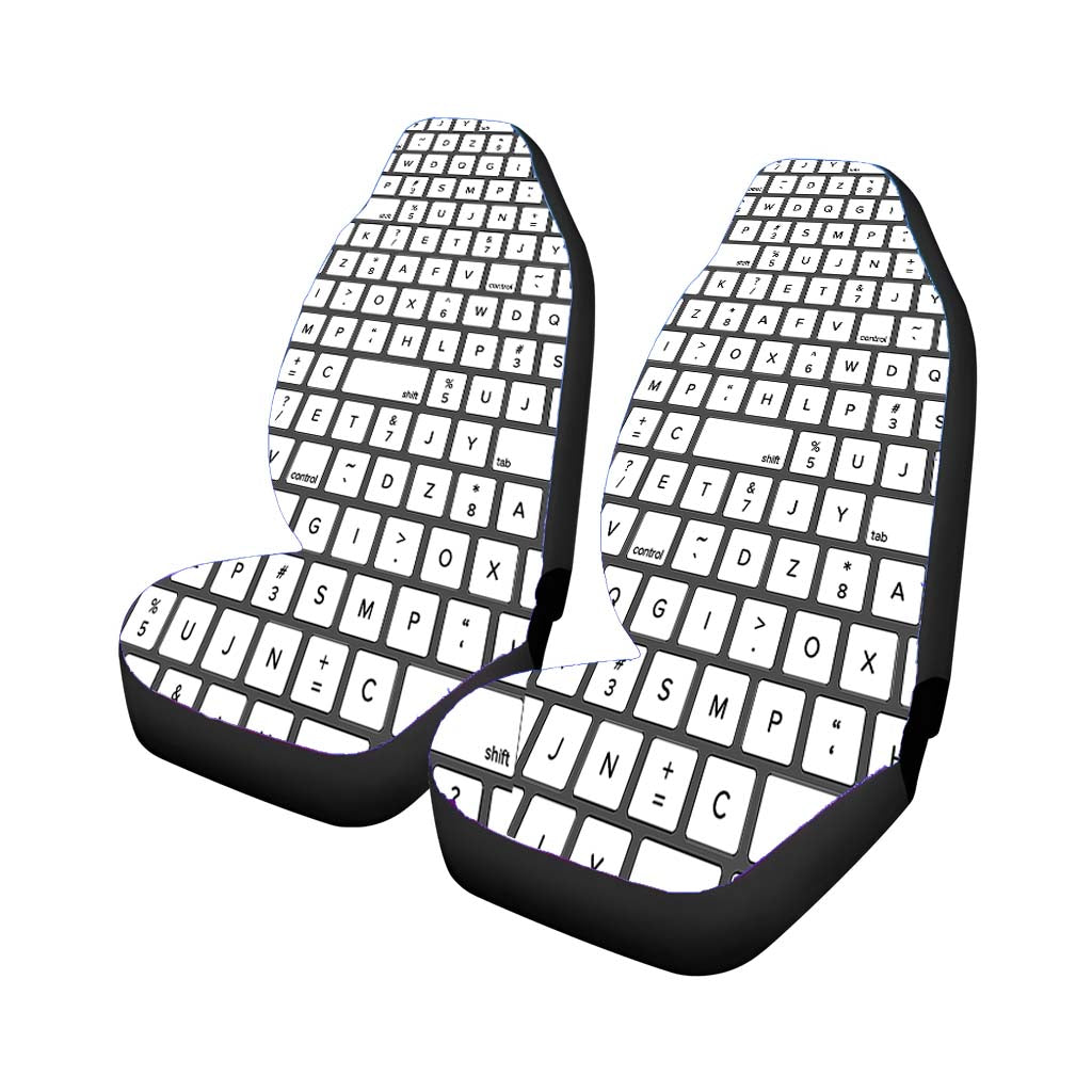 Keyboard Pattern car Seat Covers