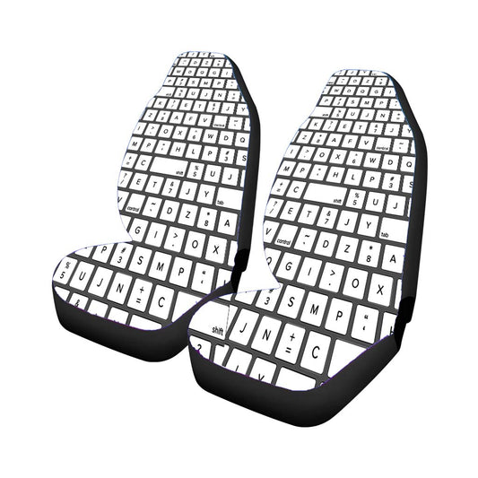 Keyboard Pattern Universal Fit Car Seat Covers