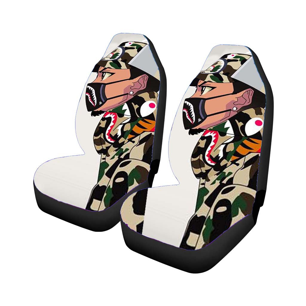 Kids Bape car Seat Covers