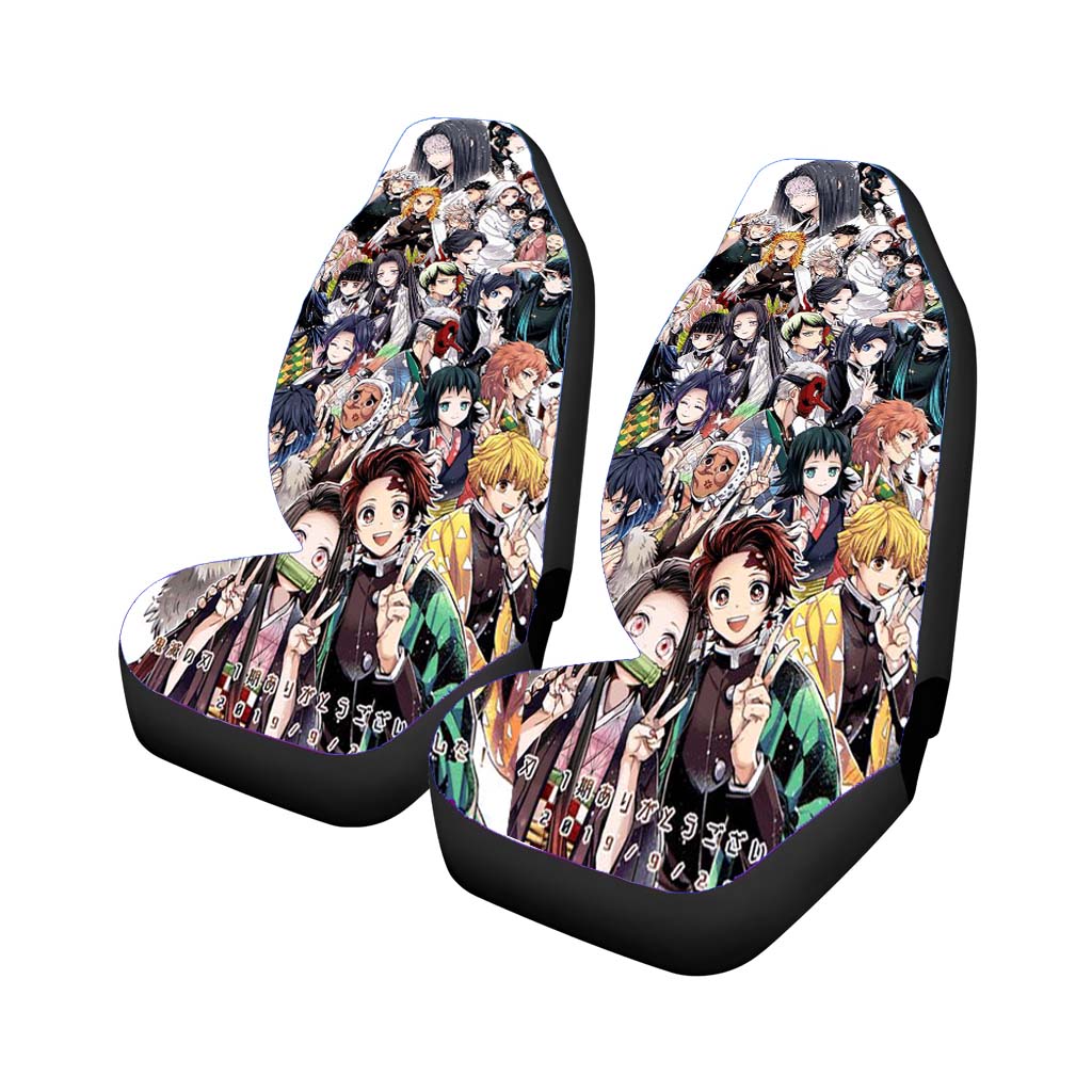 Kimetsu No Yaiba All Heroes Pattern car Seat Covers