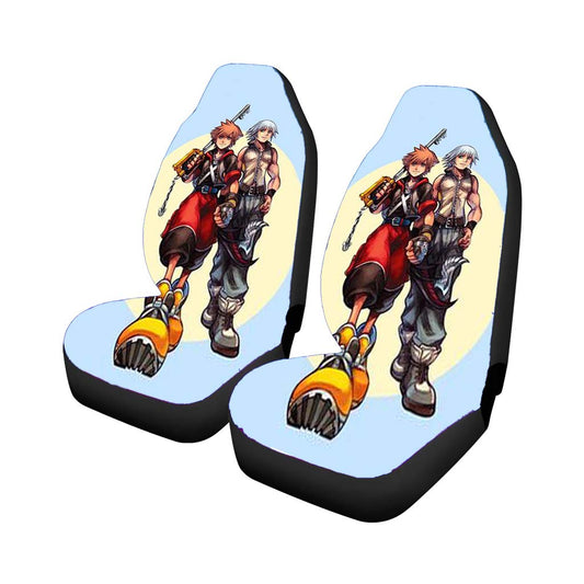 Kingdom Hearts Sora And Riku Universal Fit Car Seat Covers