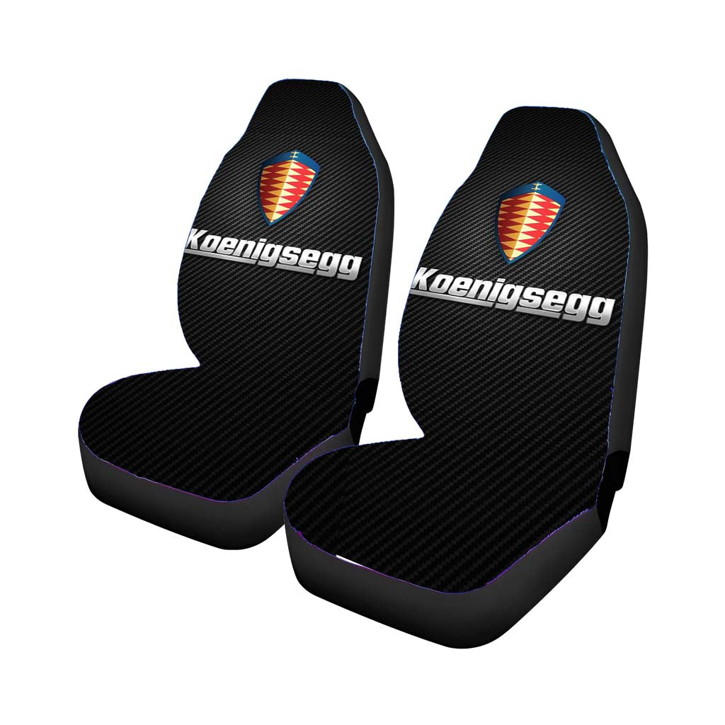 Koenigsegg Car Logo Carbon car Seat Covers