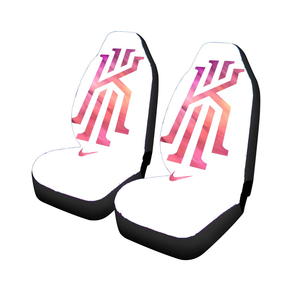 Kyrie Irving Nike White Pink Logo car Seat Covers