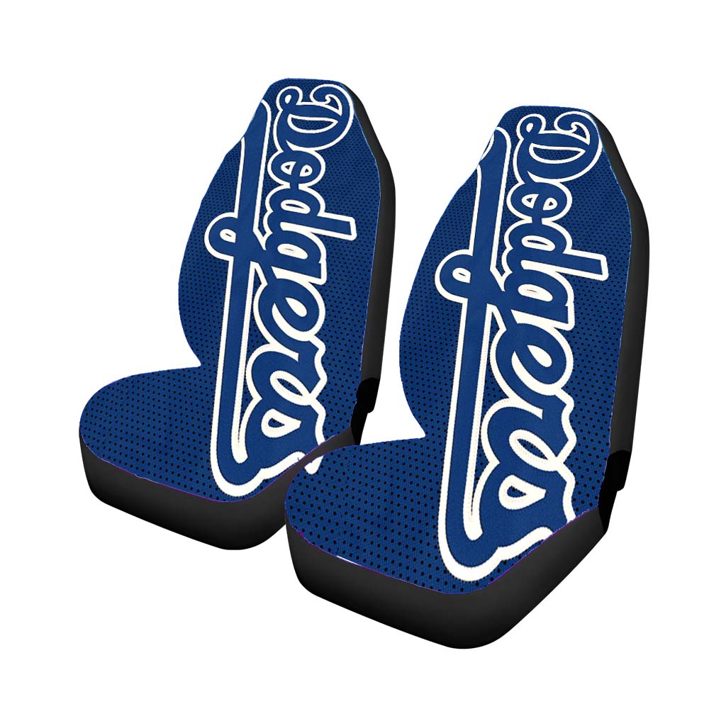 La Dodgers Font car Seat Covers