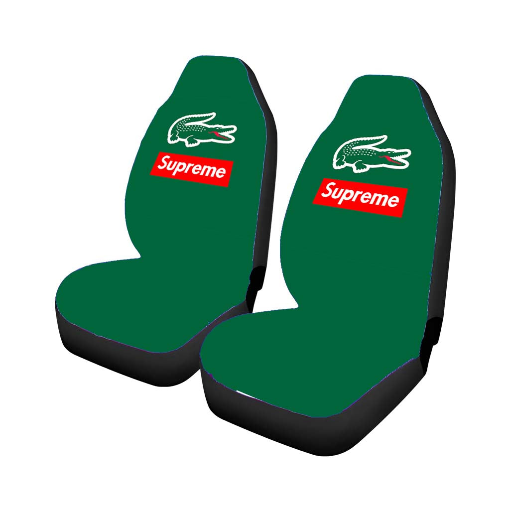 Lacoste X Supreme car Seat Covers